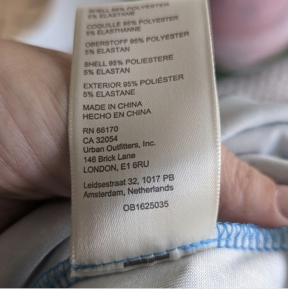 Free People Large Bali Tightrope Romper Turquoise Velvet Daisy Jones Mermaidcore - Picture 16 of 16